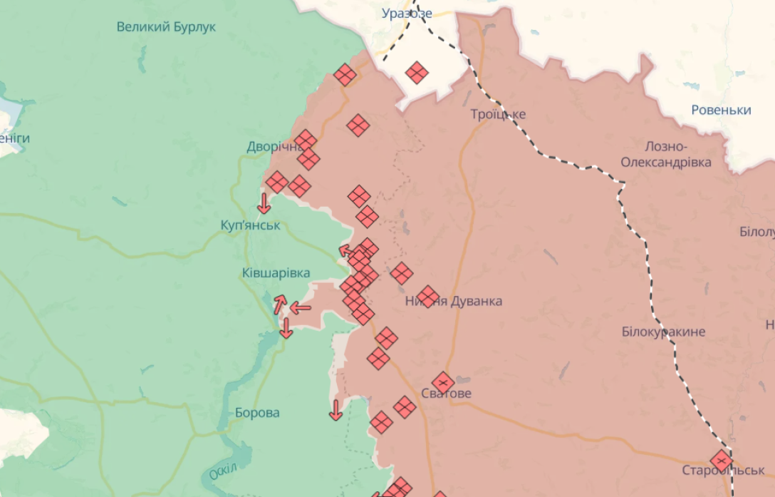 Вероятность окружения Купянска военные эксперты оценивают на уровне более 50%