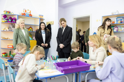 Олена Зеленська відвідала Інклюзивно-ресурсний центр у Славутичі (ФОТО, ВІДЕО)